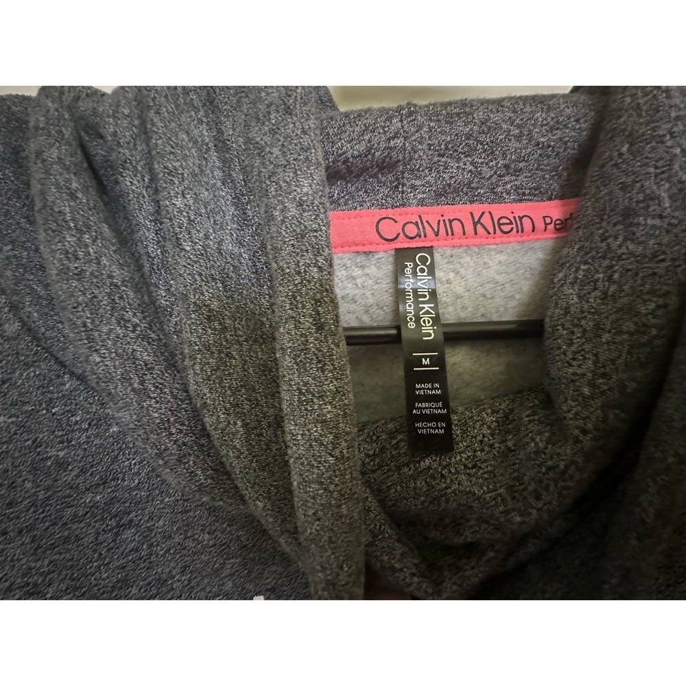 Calvin Klein Performance Grey Sweatshirt Side Slits Women's Med - Picture 6 of 7